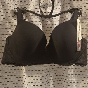 No Boundaries Black Lace Band T-Shirt Bra